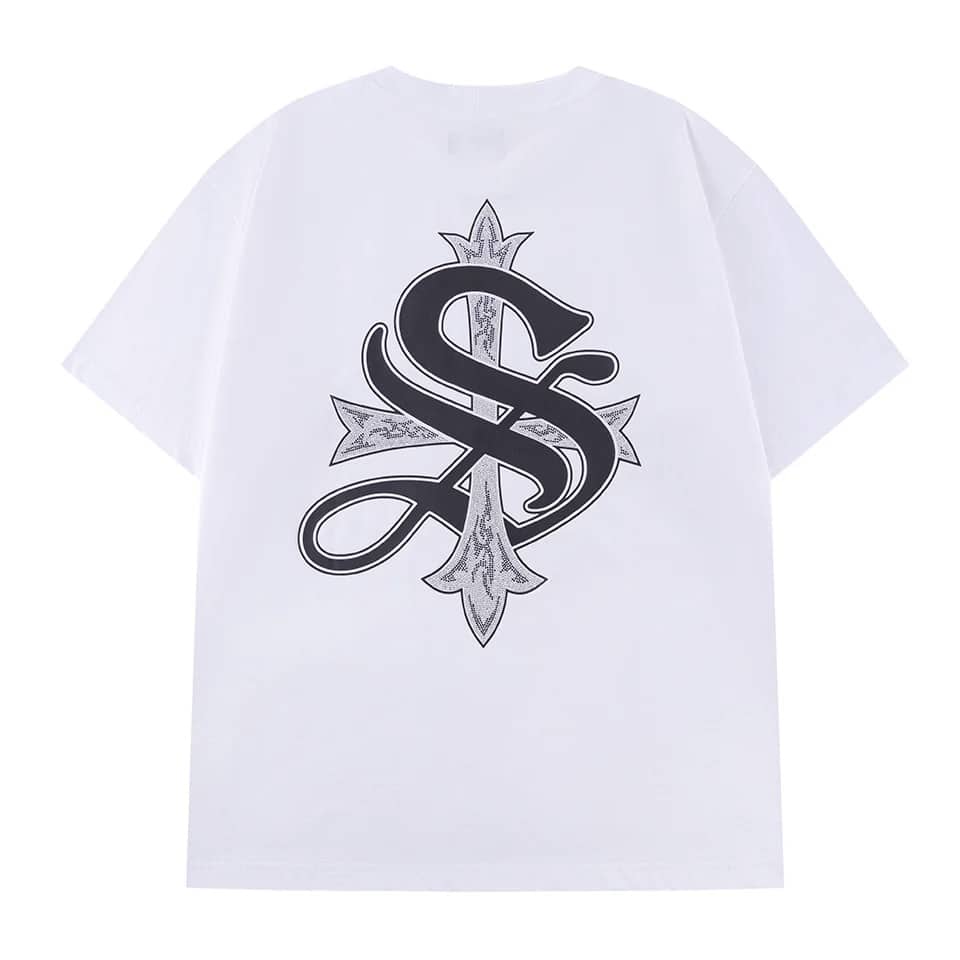 SUPPLIER 26ss "Tribal Cross Tee" White White M
