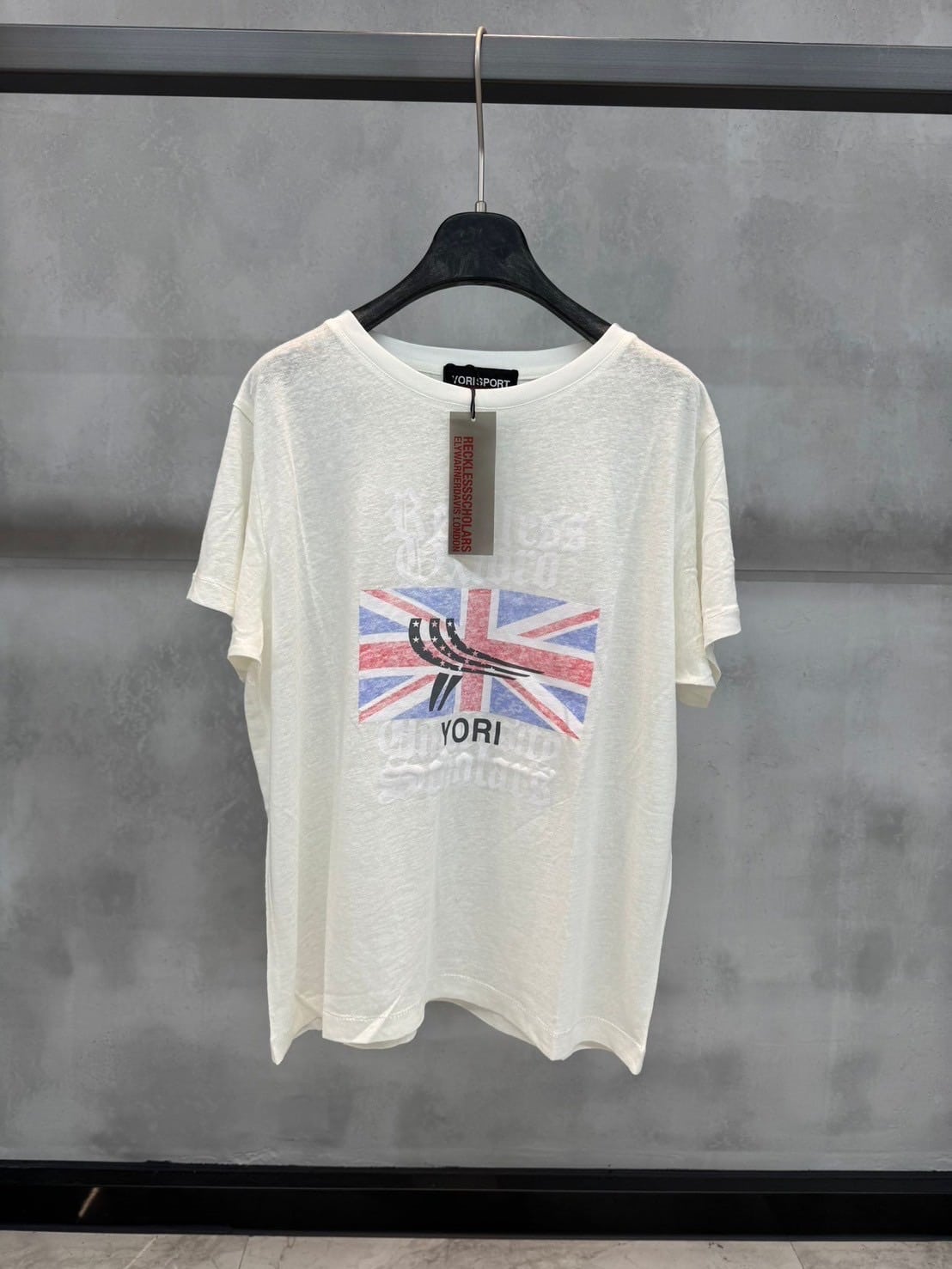 【先行予約 5月中旬発売予定】RECKLESSSCHOLARS × YORI 26ss "Tee 1" White White L