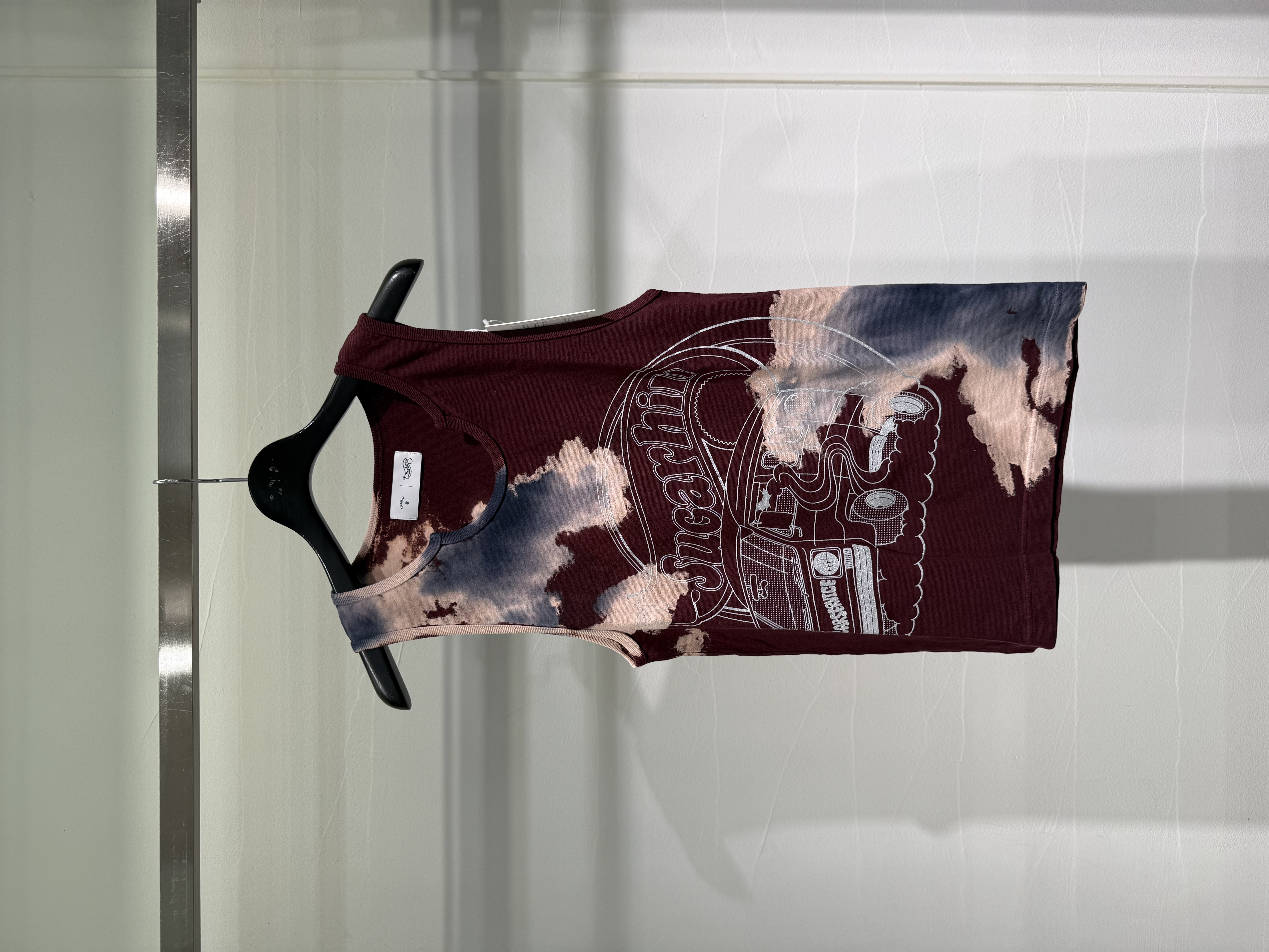 【先行予約 5月15日発売】SUGARHILL × Car Service 26ss "Melt Dye Tank" Wine Wine 2