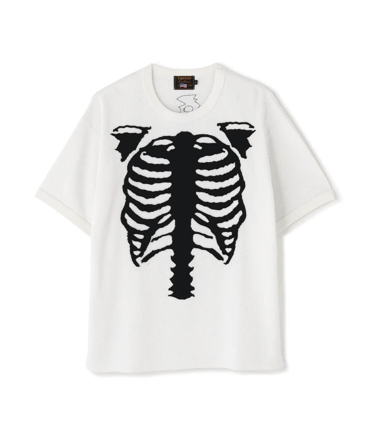 VANSON 26aw "サーマル S/S Tee" White White S