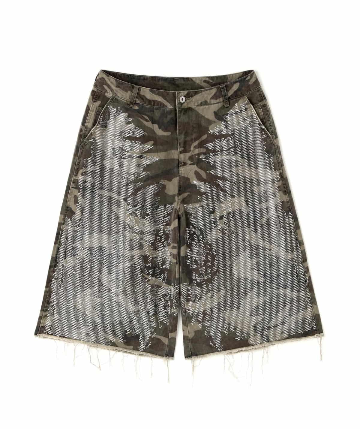 Danke Schon 26ss "12oz Baggy Shorts" Camo / Swaro Camo M