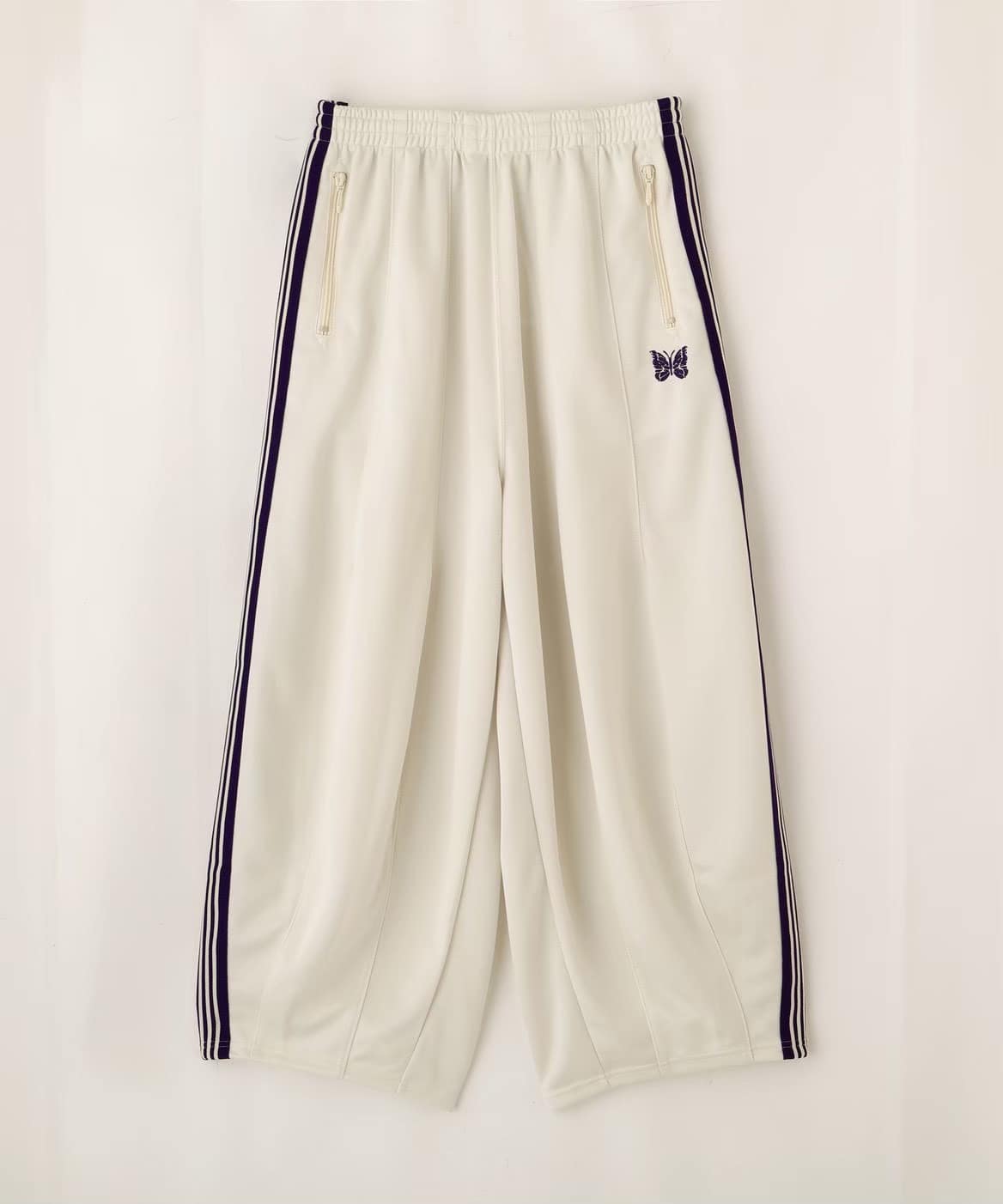 Needles 26aw "Exclusive H.D Track Pant - Poly Smooth" White White XS