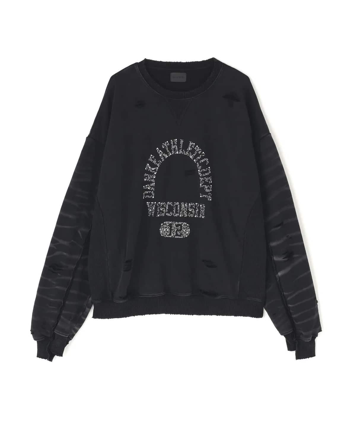 Danke Schon 26aw "Sulfer Chemical Sweat Crewneck" Black Black M
