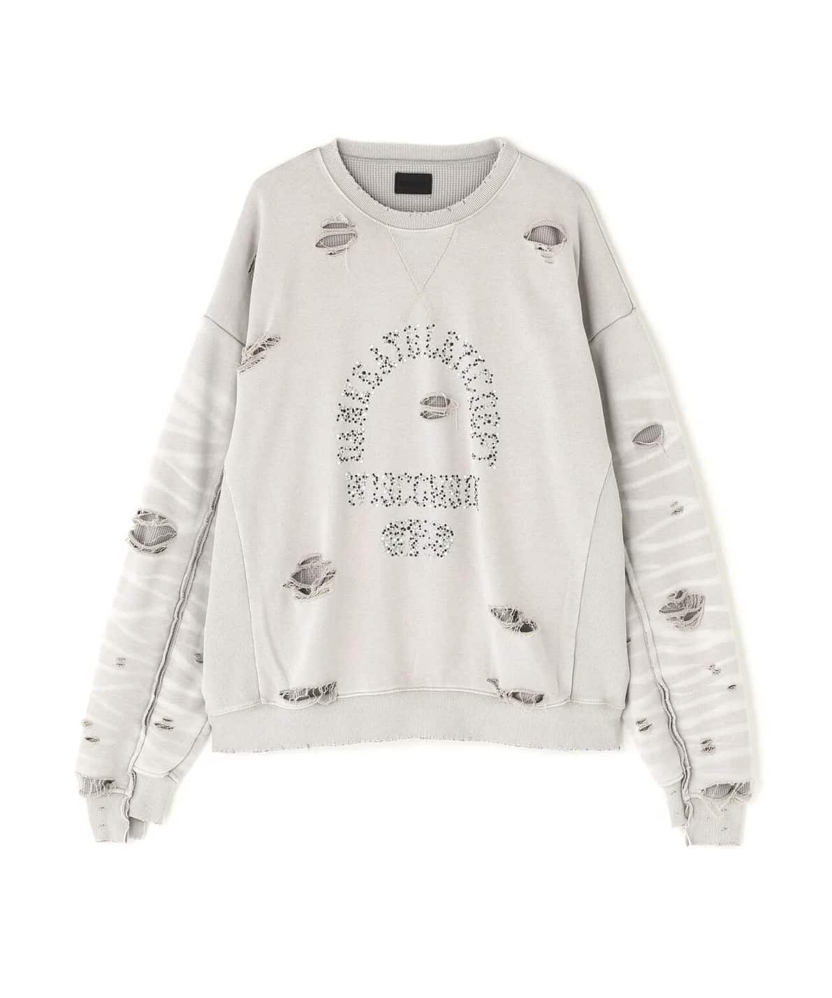 Danke Schon 26aw "Sulfer Chemical Sweat Crewneck" Gray Gray M