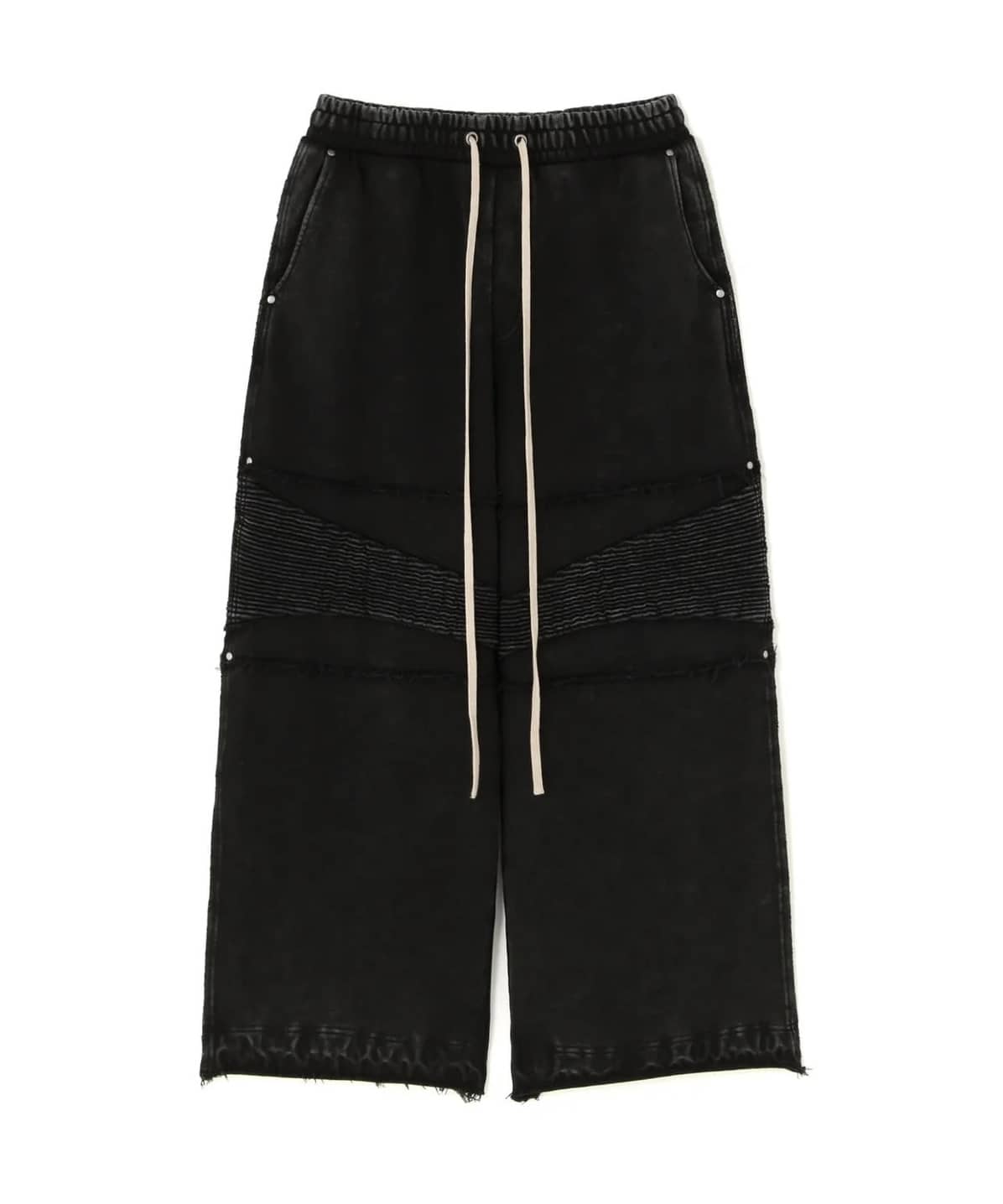 Danke Schon 26aw "Chemical Sweat Biker Pants" Black Black M