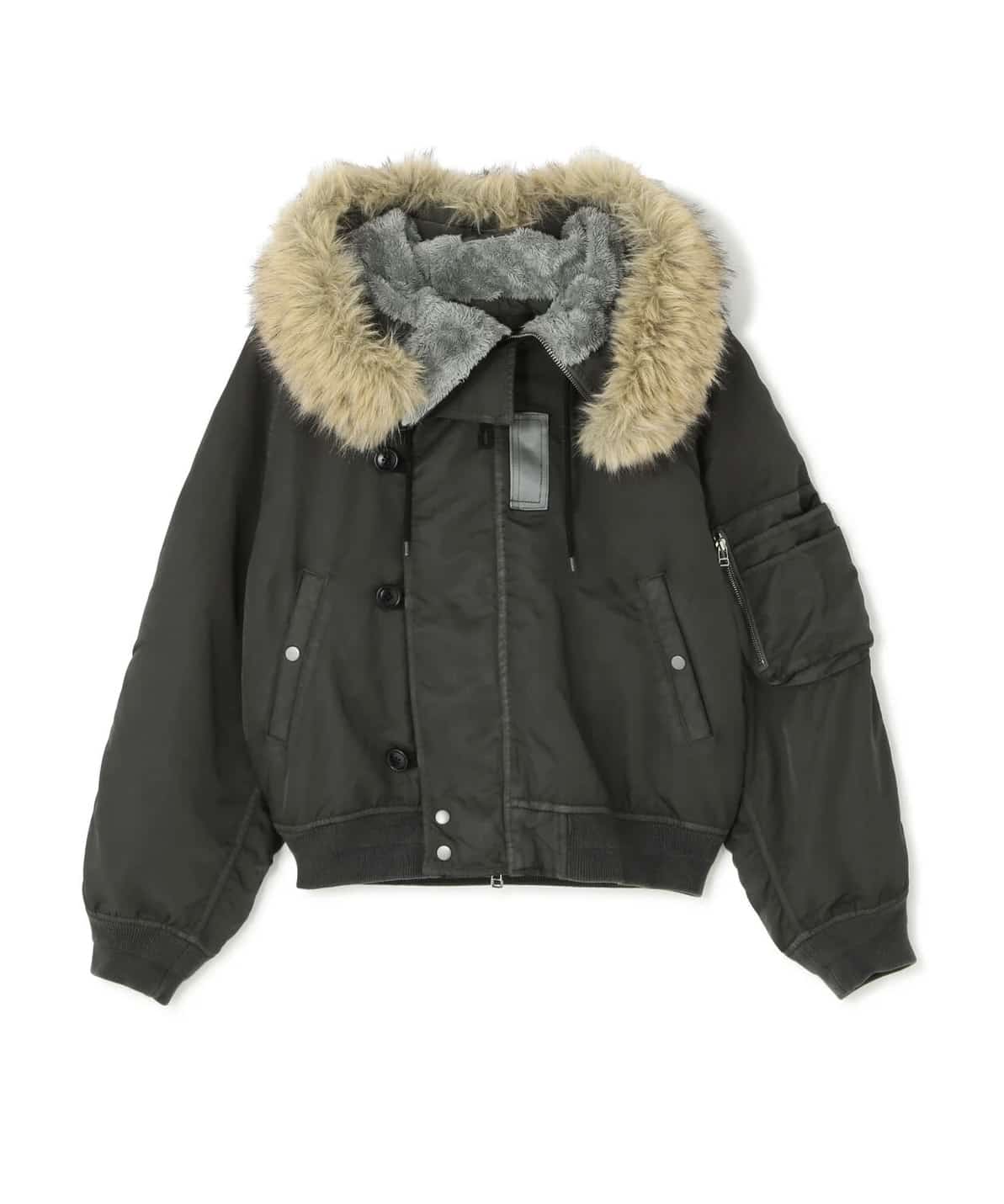 Danke Schon 26aw "Austex Nylon Twill N2B" Khaki Khaki M