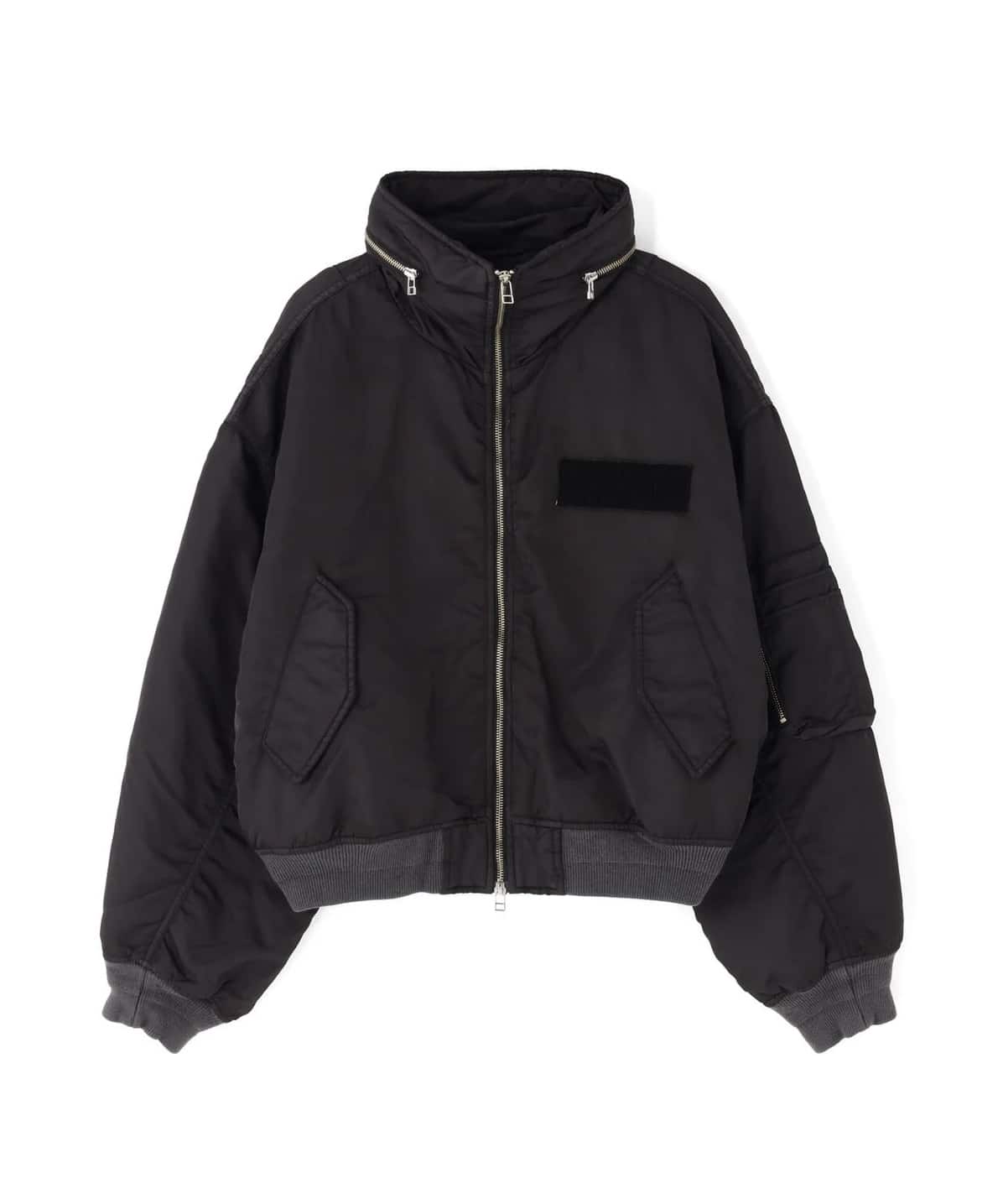 Danke Schon 26aw "Austex Nylon Twill Stand Blouson" Black Black M