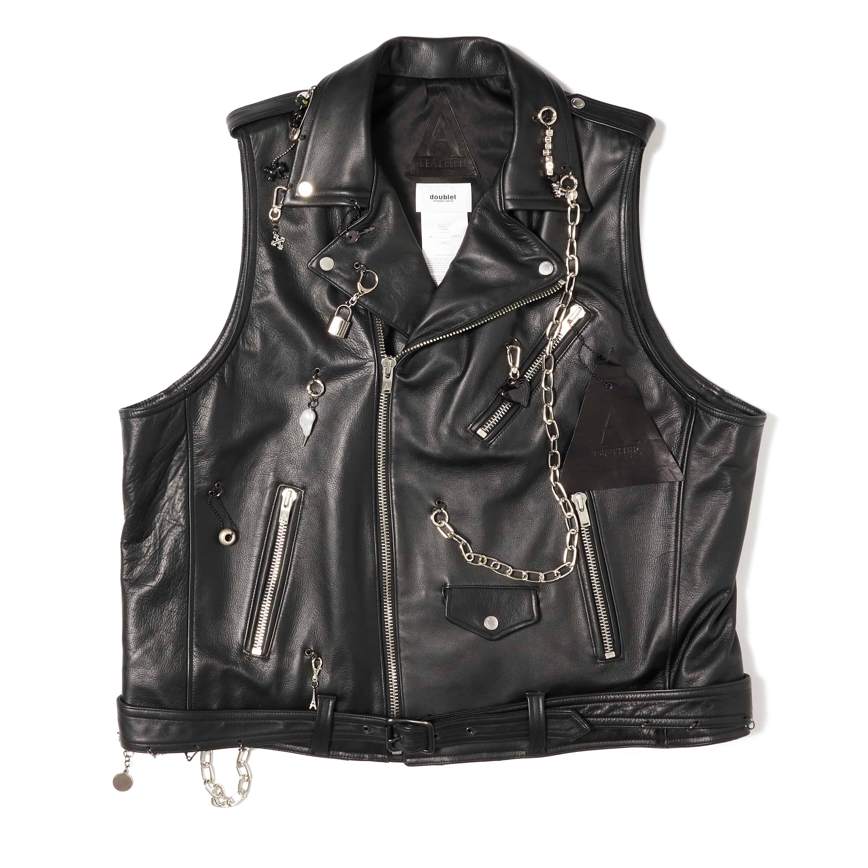 doublet ベスト doublet/ダブレット】ニットベスト AIRBRUSH RECYCLED COTTON