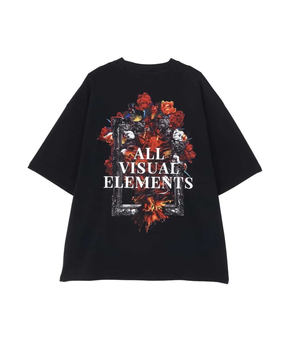 A4A 26ss "Rose S/S Tee" Black