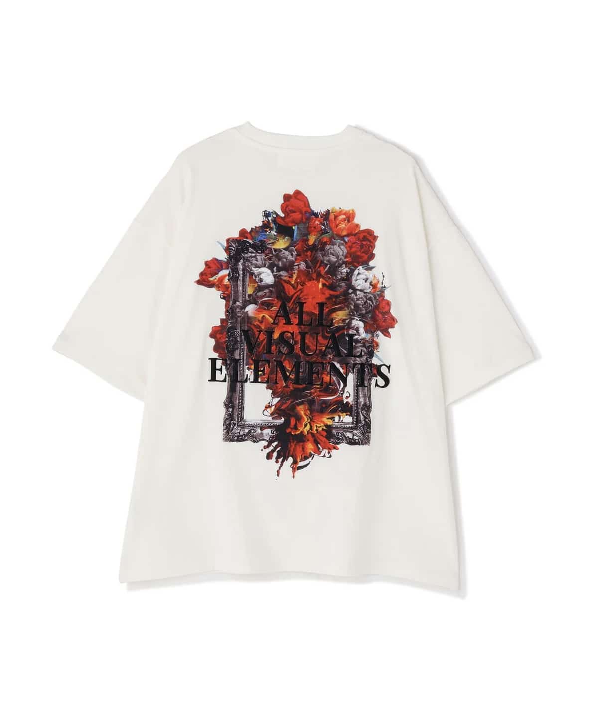 A4A 26ss "Rose S/S Tee" White