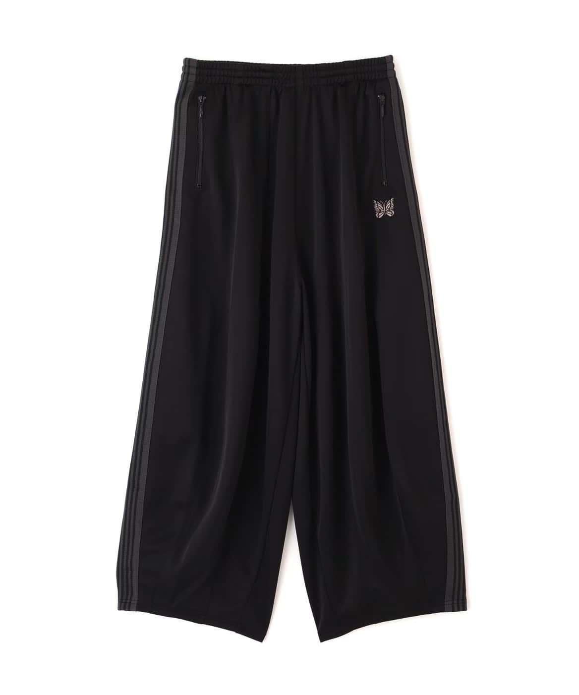 Needles 26aw "Exclusive H.D Track Pant - Poly Smooth" Black/Charcoal
