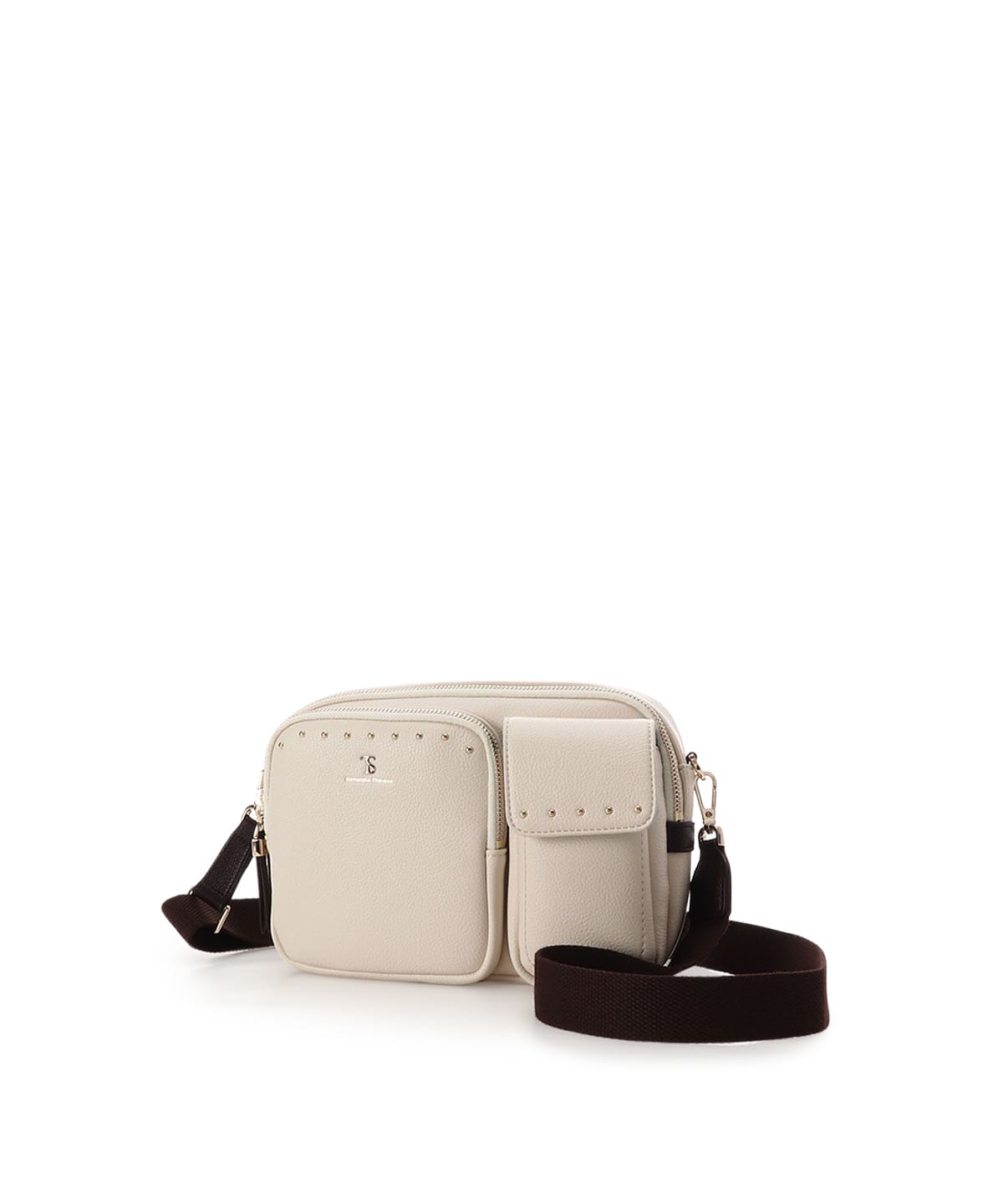 Off-White オフホワイト DIAG バインダー クリップ ショルダーバッグ ハンドバッグ ブラック x ホワイト ｜中古｜なんでもリサイクルビッグバン