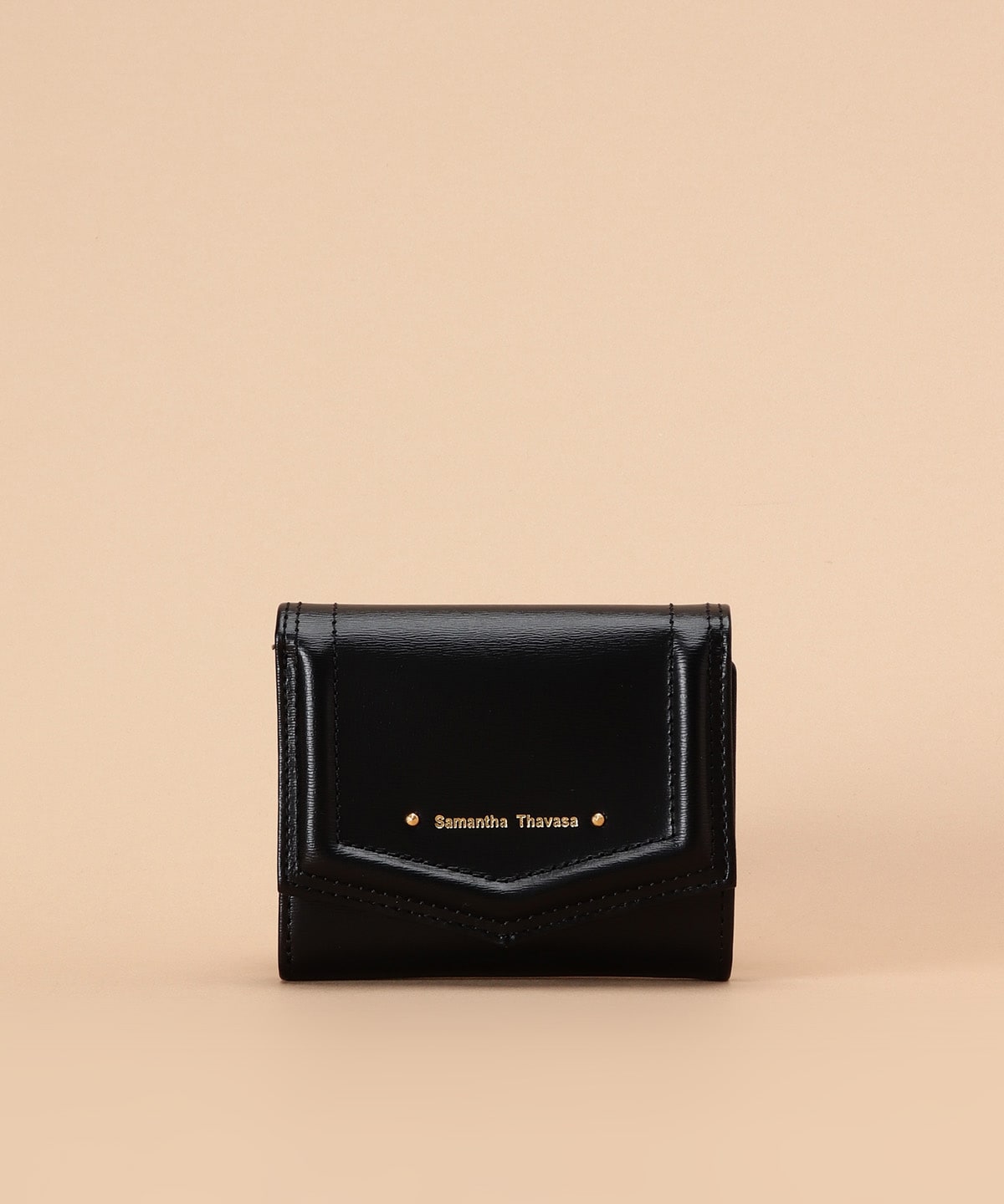 スマートレザー三つ折り財布(ブラック)｜ サマンサタバサ｜池袋PARCO