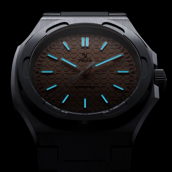 《YEMA》リストマスタートラベラー YWTR23-EMS 自動巻 メンズ