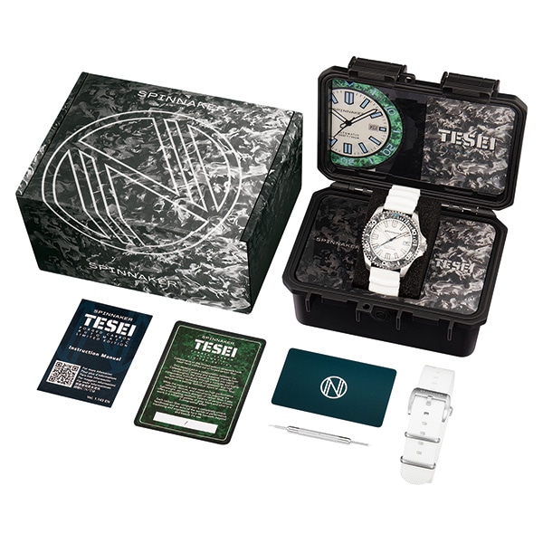 《SPINNAKER》 スピニカー TESEI FORGED CARBON AUTOMATIC テセイ フォージドカーボンオートマティック チックタック限定 SP-5143-01 自動巻 メンズ