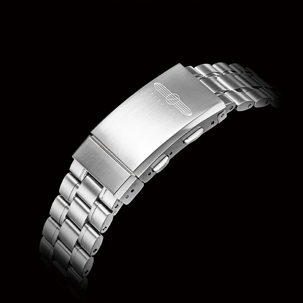 《ZEPPELIN》 ツェッペリン 100周年記念シリーズ日本限定クロノグラフブレスレット 8892M-3 100 YEARS JAPAN LIMITED CHRONOGRAPH BRACELET クォーツ メンズ