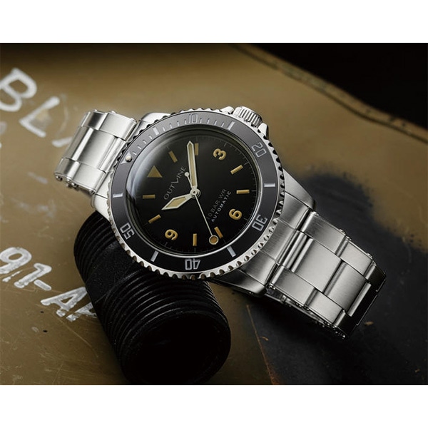 【OUTLINE】アウトライン BLACK DIVER （3・6・9タイプ） YK20252-2BK 自動巻 メンズ