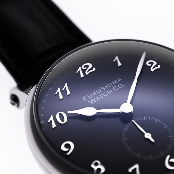 【FUKUSHIMA WATCH Co.】 フクシマウォッチ Odaka / Seaweed black 自動巻