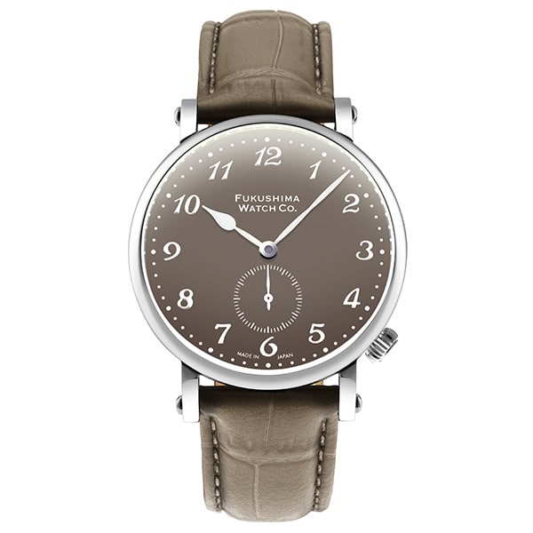 【FUKUSHIMA WATCH Co.】 フクシマウォッチ Odaka / Salmon grey 自動巻