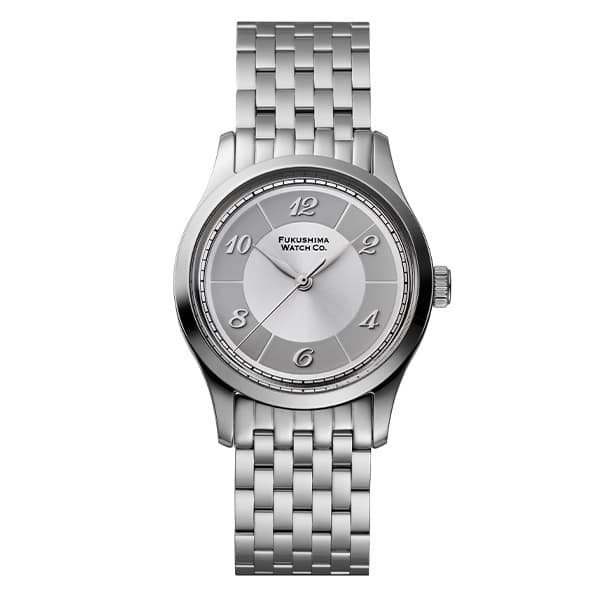 【FUKUSHIMA WATCH Co.】 フクシマウォッチ Futaba / Moonlight Silver 自動巻