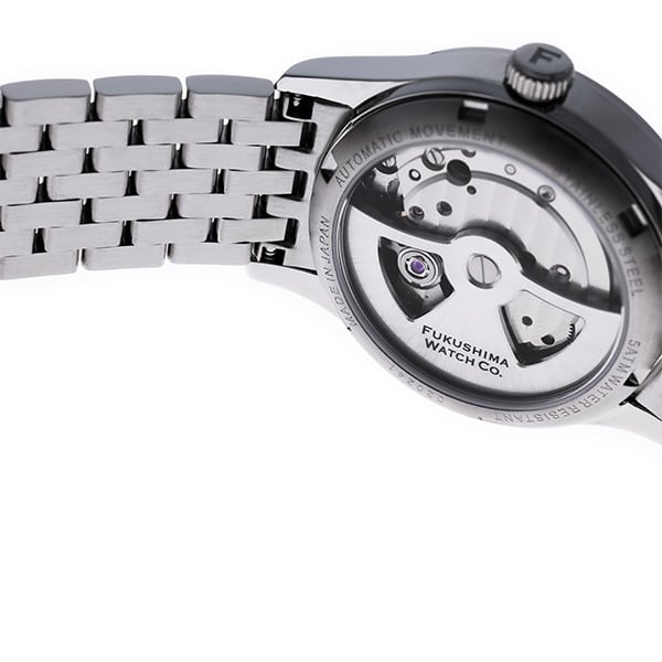 【FUKUSHIMA WATCH Co.】 フクシマウォッチ Futaba / Moonlight Silver 自動巻