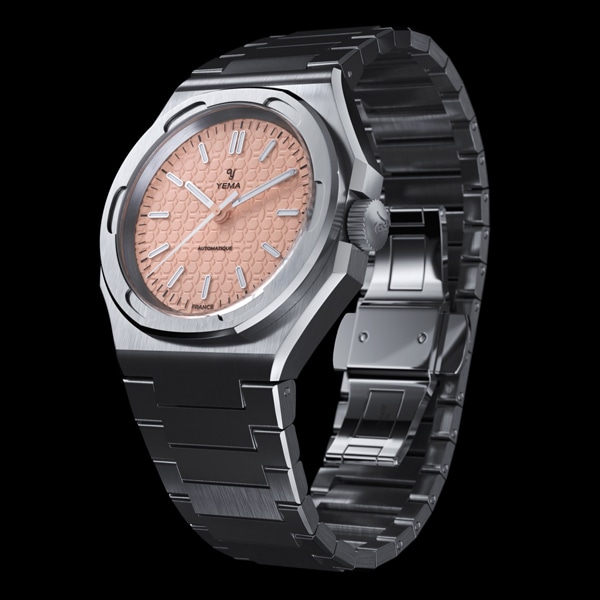 《YEMA》リストマスタートラベラー YWTR23-EMS 自動巻 メンズ