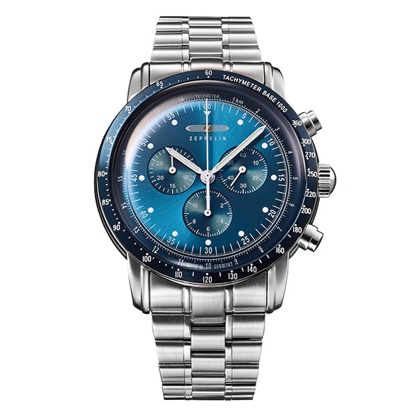 《ZEPPELIN》 ツェッペリン 100周年記念シリーズ日本限定クロノグラフブレスレット 8892M-3 100 YEARS JAPAN LIMITED CHRONOGRAPH BRACELET クォーツ メンズ