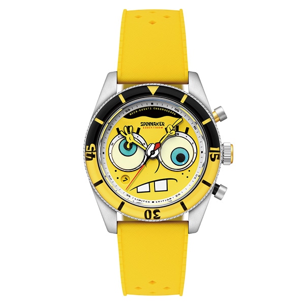 《SPINNAKER》スピニカー FLEUSS Meca-Quartzl Chronograph SPONGEBOB LIMITED　フルース メカクォーツクロノグラフ スポンジボブ リミテッドエディション SP-5154-01 クォーツ メンズ