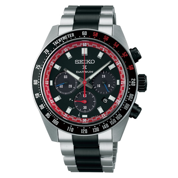 《PROSPEX》 SPEEDTIMER DATSUN 240Z ダットサンコラボレーションモデル SBDL121 ソーラークロノグラフ メンズ 1200本限定モデル