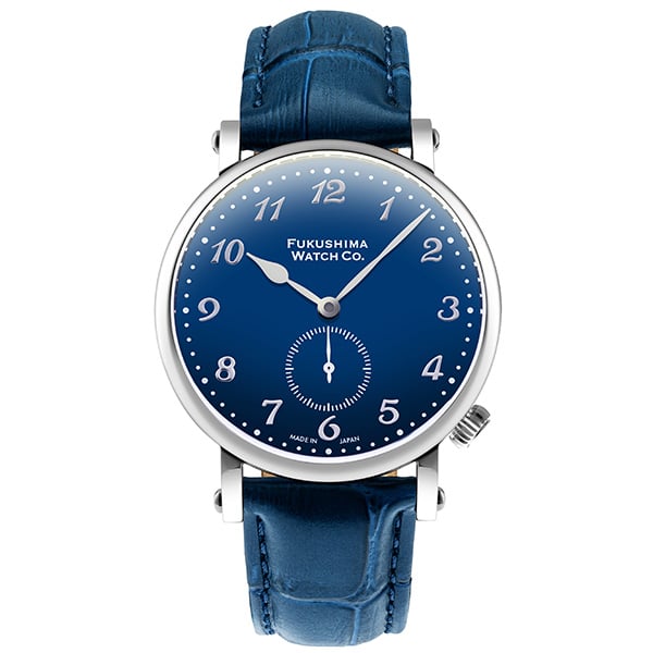 【FUKUSHIMA WATCH Co.】 フクシマウォッチ Odaka / Blueberry blue 自動巻