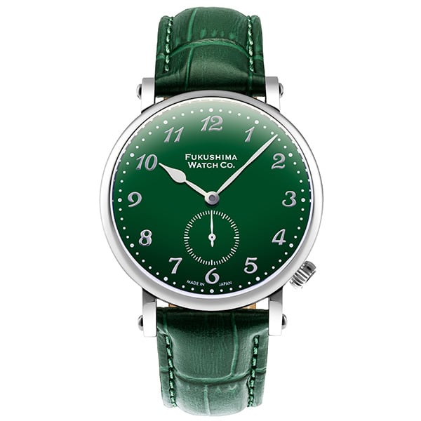【FUKUSHIMA WATCH Co.】 フクシマウォッチ Odaka / Broccoli green 自動巻