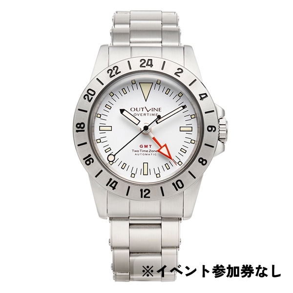 【アウトライン×江口寿史】オーバータイム YK20242-EHWH ホワイト 機械式自動巻