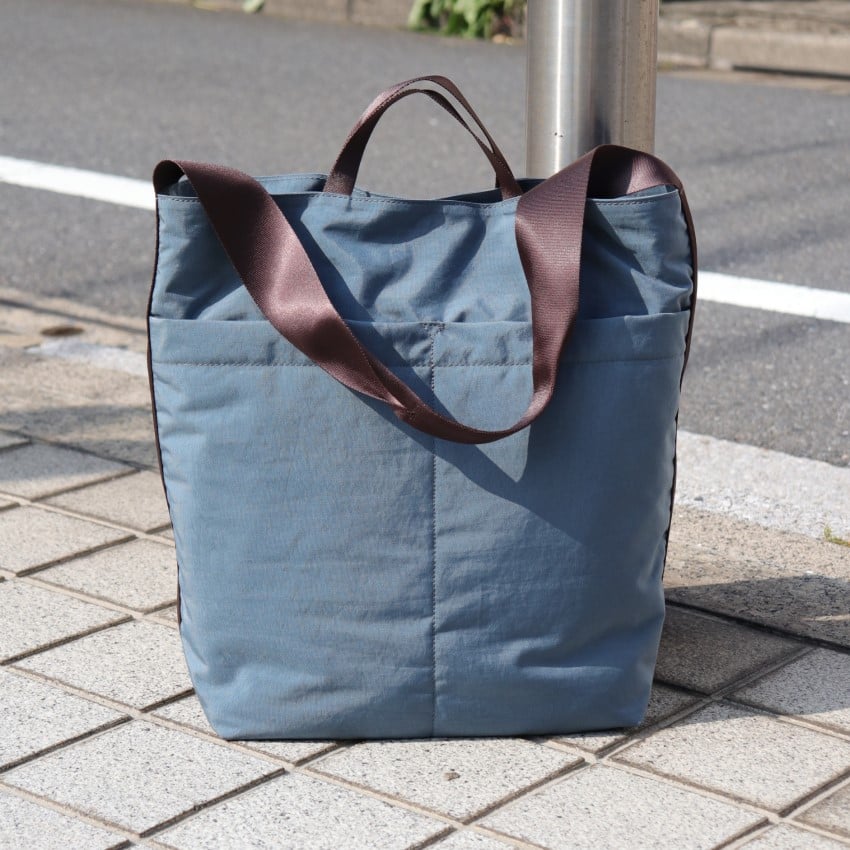 【SLOW&CO.×COMPLETE WORKS】 bullet helmet bag  Shadow Blue W310×H400×D170mm