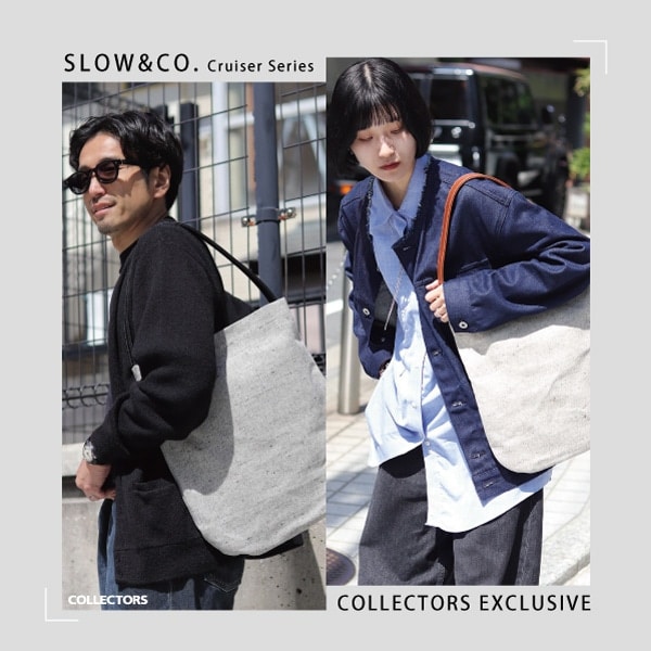 【コレクターズ別注】SLOW＆CO　Cruiserシリーズ　ワンショルダーバッグ BLACK W330mm×H390ｍｍ