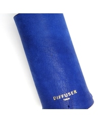 DIFFUSER ダメージレザー アイウェアスタンド Blue&Blue ONE SIZE