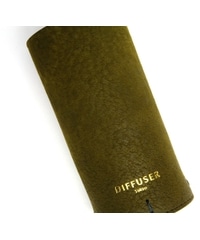 DIFFUSER ダメージレザー アイウェアスタンド Khaki＆Khaki ONE SIZE