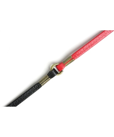 DIFFUSER　ツートンレザークラシックコード Red × Black ONESIZE