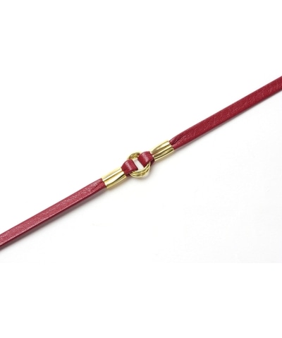 DIFFUSERレザークラシックコード Dark Red ONESIZE