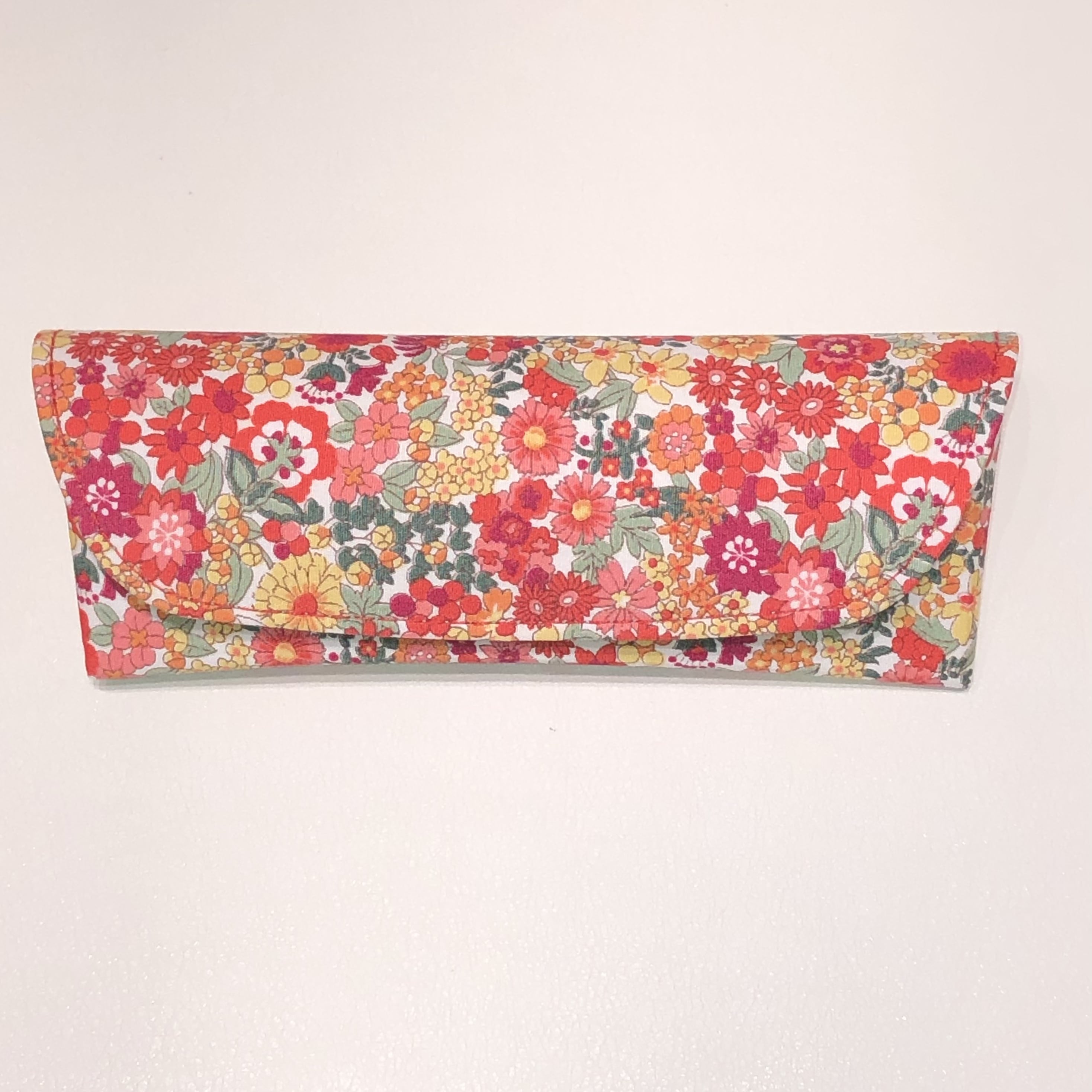 小花柄のメガネケース | Iwaki別注 M-FLOWER BLUE(ONE SIZE BLUE 