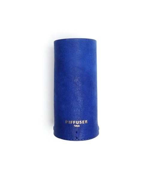 DIFFUSER ダメージレザー アイウェアスタンド Blue&Blue ONE SIZE