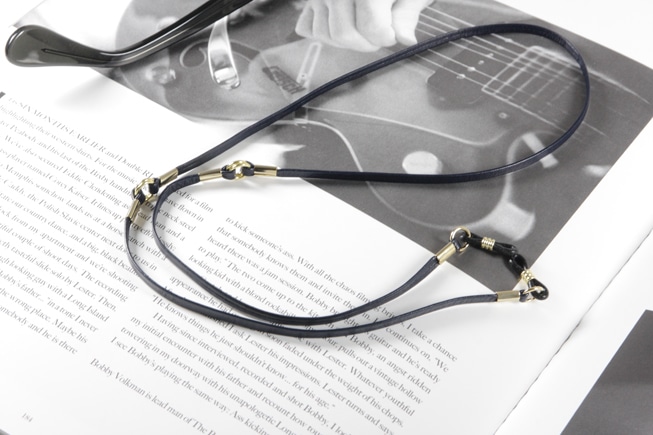 DIFFUSERレザークラシックコード Navy ONESIZE