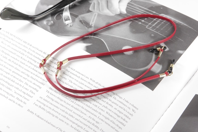 DIFFUSERレザークラシックコード Dark Red ONESIZE