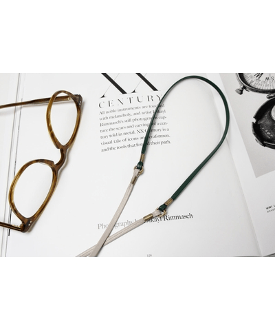 DIFFUSER　ツートンレザークラシックコード Green × Grey ONESIZE