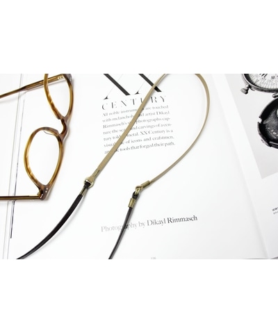 DIFFUSER　ツートンレザークラシックコード Light Brown × Dark Brown ONESIZE