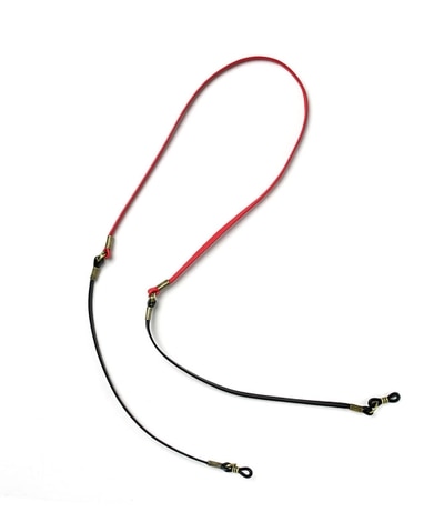 DIFFUSER　ツートンレザークラシックコード Red × Black ONESIZE