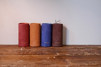 DIFFUSER ダメージレザー アイウェアスタンド Khaki＆Khaki ONE SIZE