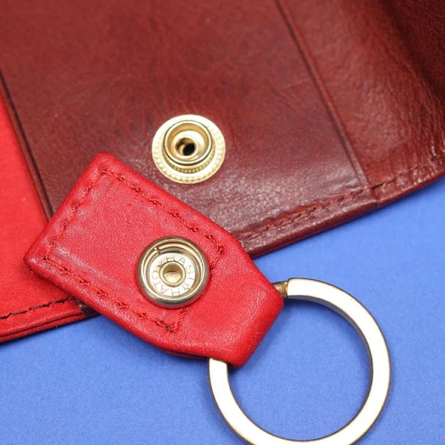 【NELD×ILS】PUEBRO キーケース キャメル 約W10×H6.5×D2cm