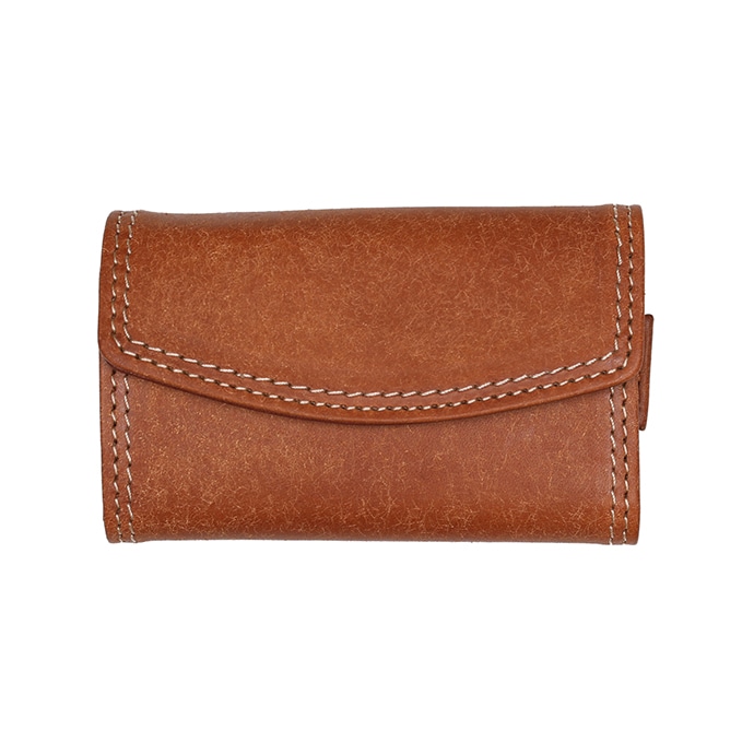 【NELD×ILS】PUEBRO キーケース キャメル 約W10×H6.5×D2cm