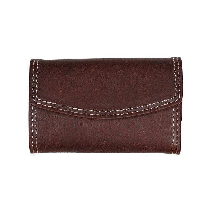 【NELD×ILS】キーケース　DBR ブラウン 約W10×H6.5×D2cm