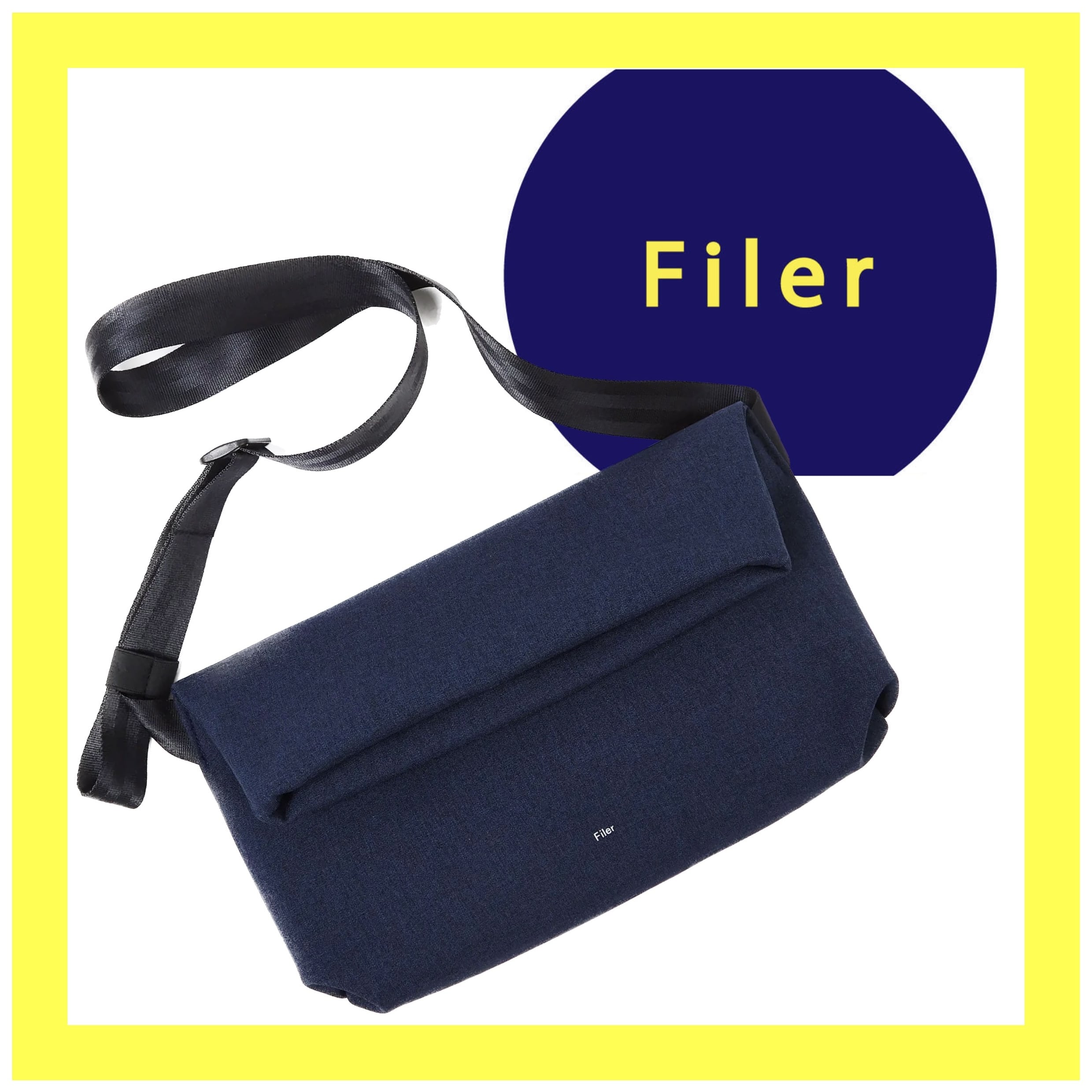 【Filer】口折れショルダーバッグ NV